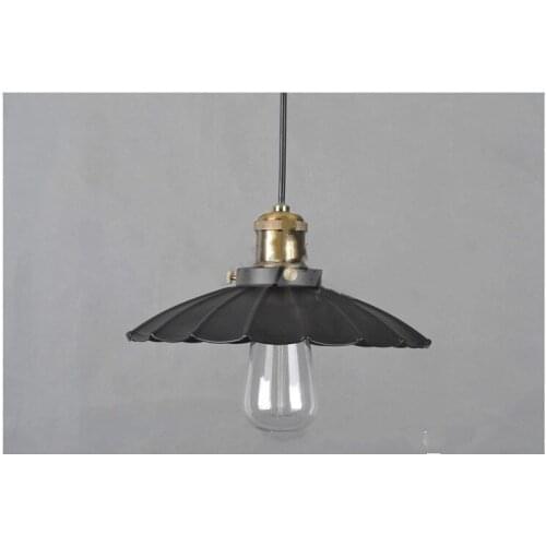 E27 Painted Iron Retro vintage pendant light Countryside Antique lamp Pendant lamp the lotus shape