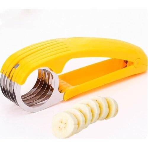 Fackelmann Banana Slicer Cutter Kitchen Tools Plastic Vegetable Fruit Slicers Cutter Cucumber Ham Sala Shredders Cooking Tools