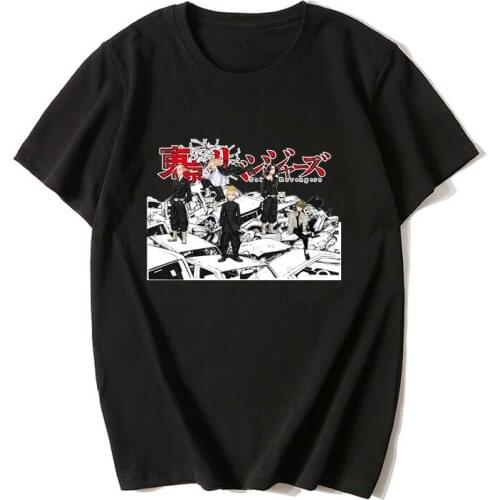 Tokyo Avengers Summer Cartoon Anime T Shirt Women Men Harajuku Short Sleeve Tokyo Avengers T-Shirt Dropshipping