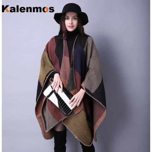 Пончо для женщин Kalenmos China At AliExpress