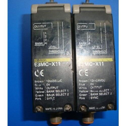 E3MC-X11 OMRON Original Digital Fiber Optic Proximity Sensor Photoswitch Photoelectric Sensor Switch LED Color Sensor