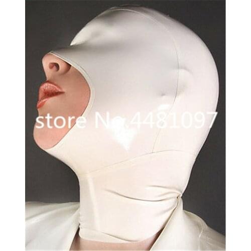 Sexy Latex Mask Rubber Hood for Party Wear Catsuit Uniqu unisex fetish cosplay mask sexy michael myers mask custom made