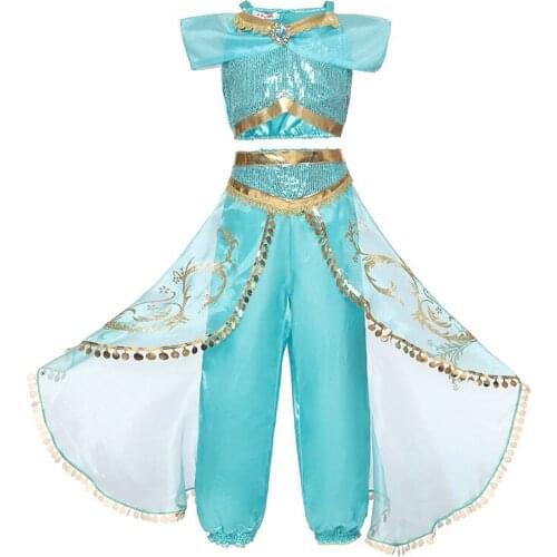 Dress For Girl Halloween Party Cosplay Disguise Clothing Floral Party Fancy Clothes Children Gown 2-10 Yrs Kids Birthday Costume