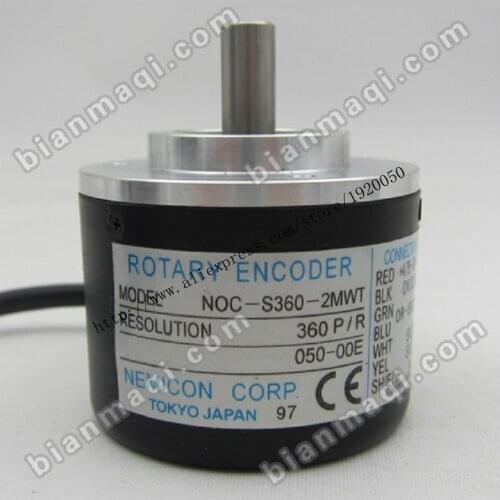 Within the control of NOC-S360-2MWT rotary encoder 360 lines outside diameter of 50mm diameter 8mm