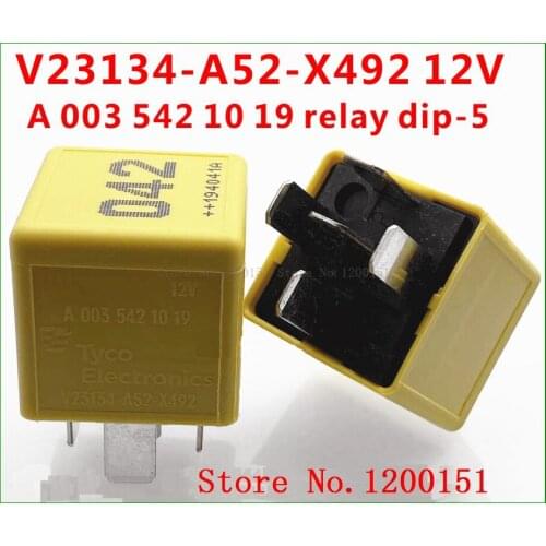 V23134-A52-X492 12V A 003 542 10 19 relay dip-5