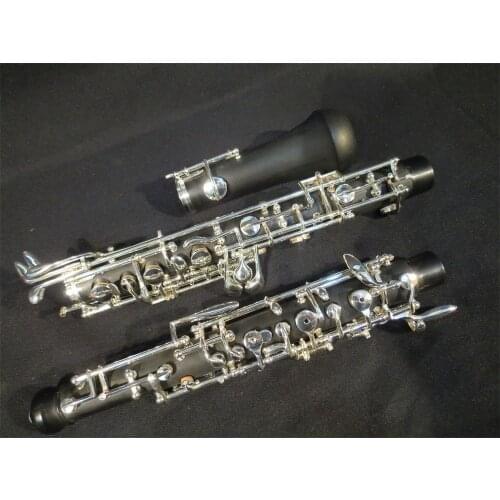 High-class composite wood semiautomatic oboe, Silver plated C key 9746