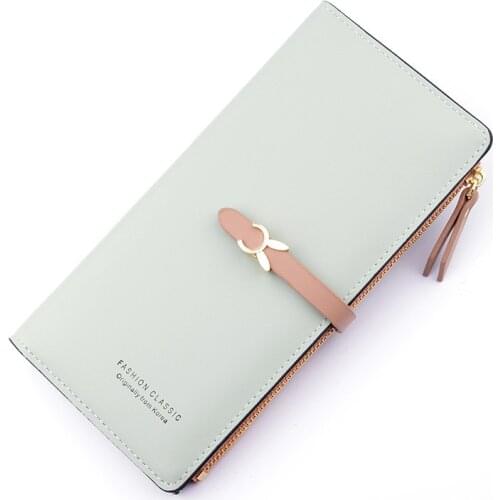 New Large Capacity Women Pu Leather Wallets Multifunction Long Hasp Purses Ladies Coin Card Holders Portable Clutch Carteras