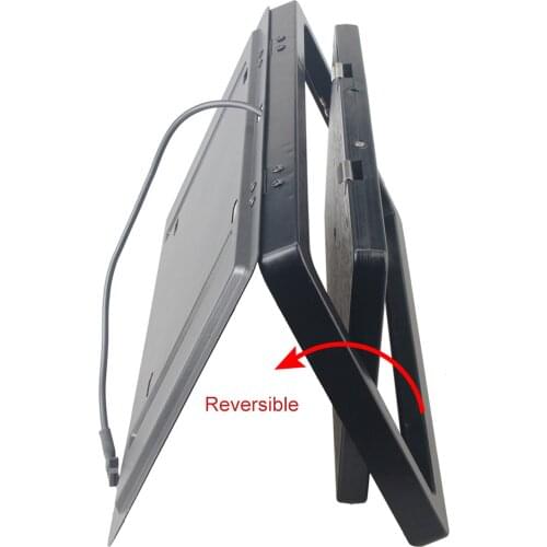 2 Sets Flip Hidden License Plate Frame Holder Remote Control For American License Plate Car Vehicle Truck