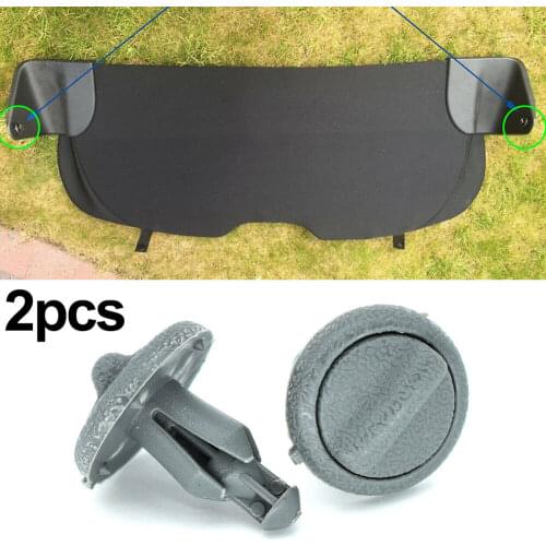 2Pcs Car Rear Boot Trunk Cargo Parcel Shelf Clips Bracket Retaining Bracket Clips For Nissan Juke F15 Early Type Models