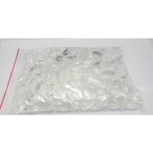 Free Shipping 20Pcs/Lot Clear Oval Glass Magnifying Cabochon Tiles 18x25mm Glass Cabochon For inserts Pendant Tray Settings