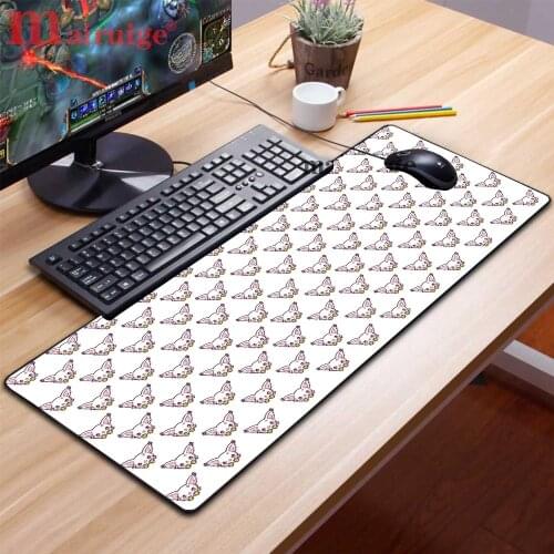 Mairuige Cute Rabbit Large Gaming Mouse Pad Suitable for Carpet Office Non-slip Table Mat Pc Computer Mat CSGO LOT400X800MM