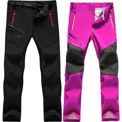 Outdoor Trekking Tactical Pants Men Women Spring Waterproof Windproof Large Size Trousers Camping Climbing Hiking Sport Trousers