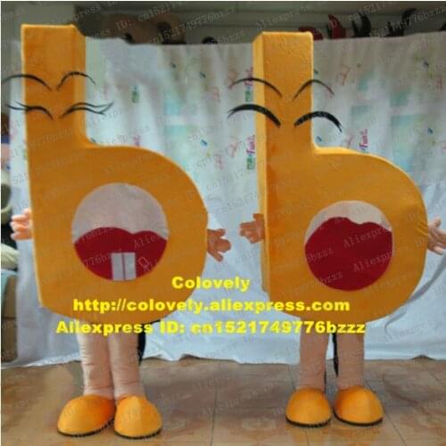 Letter Grapheme Alphabet Crisscrossrow B Minuscule Lower Case Lowercase Mascot Costume Long Black Curve Eyebrows Smile No.8151