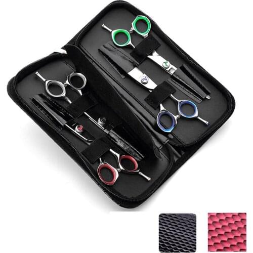 4 Hair Scissors Case Professional Hair Scissors Bags Leather Scissor Pouch Barber Holster Holder Hairdressing Holster Pouch