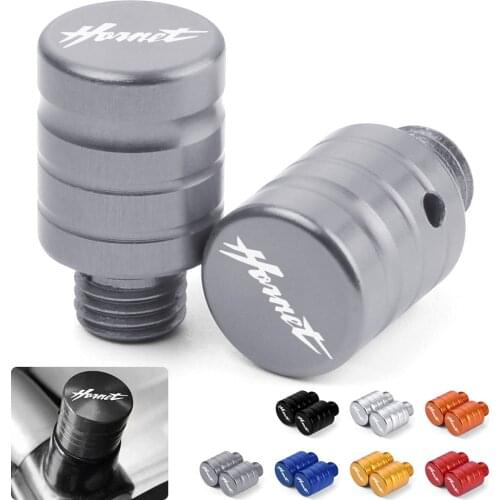 For Honda CB F600 R600F Hornet 250 cb400 Hornet CB 599 600 Universal M10X1.25 Motorcycle CNC Mirror Hole Plug Screw WIth Logo