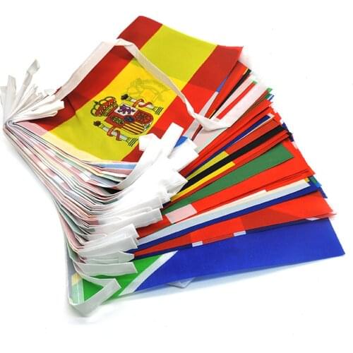 100/200 Countries Flag Banner International World Flags String Flags Bunting Banner National Flags Banner For Party Decorations