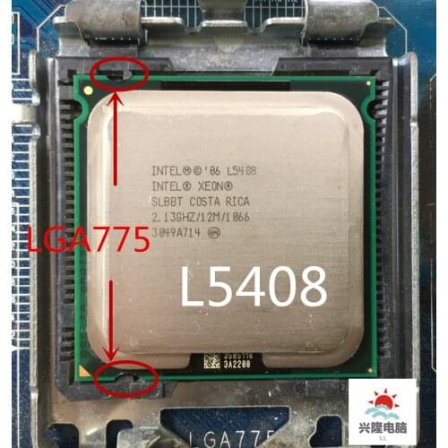 Intel socket 775 Xeon L5408 l5408 SLAP5 SLBBT Quad-Core 2.13GHz 12MB 1066MHz no need adapter , works on LGA 775 mainboard