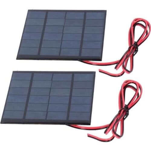 Testing Equipment Battery Capacity Tester Mini Solar Power Module Epoxy Panel with 100cm Cable Electronic Accessories DC