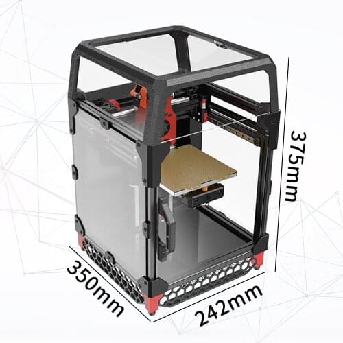 FYSETC Voron V0.1 Corexy 3D Printer Kit with Enclosed Panels
