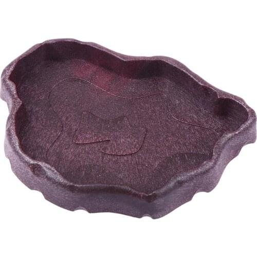 1pcs Reptile Resin Food Dish Water Basin Tortoise Feeding Bowl Practical Lizard Frog Feeder