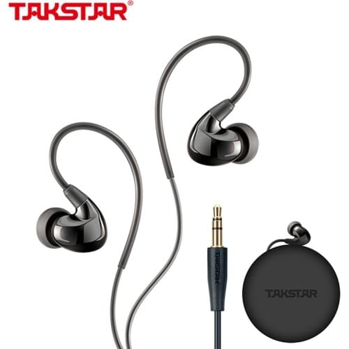 TAKSTAR TS-2260 In-ear Recording Headset Wired Earbuds Noise Isolating DJ Monitoring Earphones for Samsung Smartphones Huawei