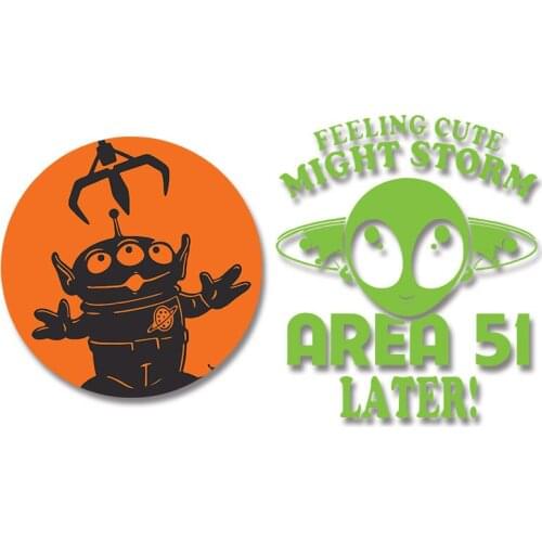 Strange trend alien letter circular print logo design Heat Vinyl Ironing Stickers Decor Vinyl Sticker For Clothes Iron on patch