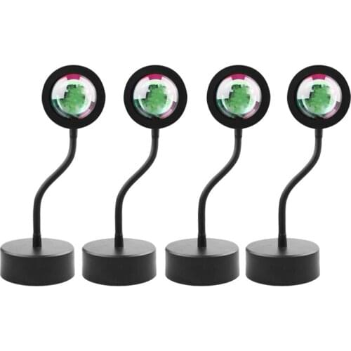 Projection Atmosphere Lamp LED Night Light,360 Degree USB Projector Photography Lamps for Bedroom Room Studio