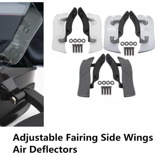 Adjustable Upper Batwing Fairing Accents Air Deflector Wind Fairing For Harley Touring Road Glide 15-20 Ultra FLTRX FLTRXS FLTRU