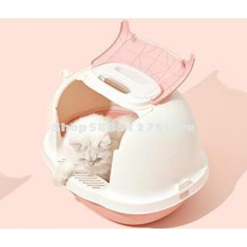 Cat Litter Pan Is Fully Enclosed And Splash Proof, And The Deodorization Cat Dung Pan Cat Products Of Super Large Cat T