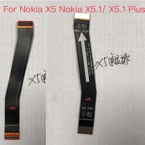 LCD Display Connector Flex Cable For Nokia X5 Nokia 5.1 / 5.1 Plus Main Board Motherboard Connector Flex Cable Replacement Parts