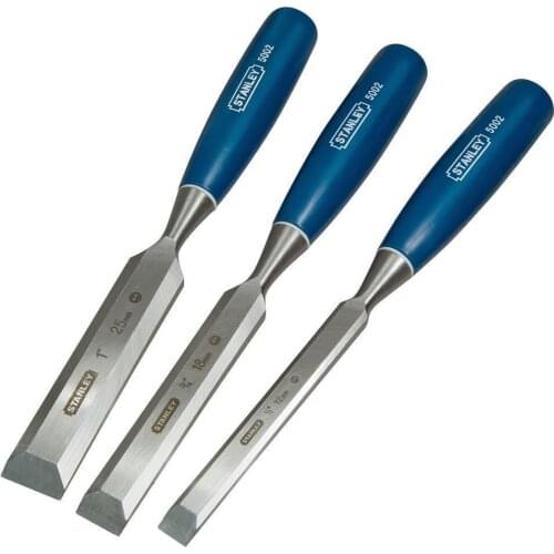 Stanley ST016128 İskarpela Set, 3 Piece Classic Blue series