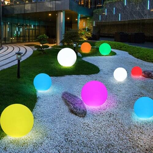 LED Ball Light Rechargeable & Remote Control Globe Lights 16 RGB Colors Changing Indoor Outdoor Night Light For Home Party Lawn