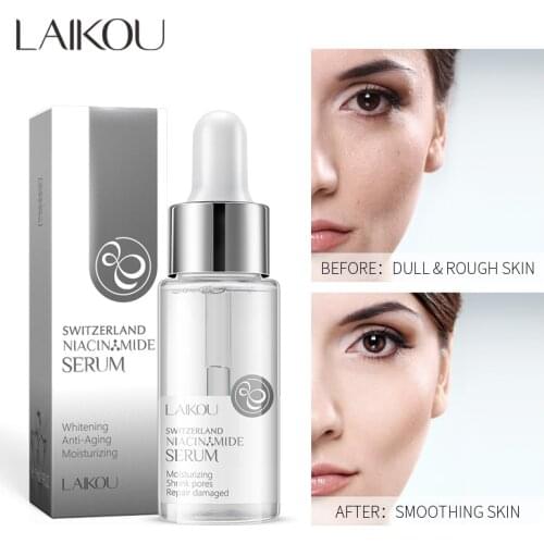 Face Serum Skin Whitening Serum Hyaluronic Acid Nicotinamide Ampoule Anti-Aging Acne Shrink Pores Hydration Skin Care