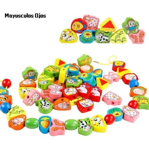 Beaded String Rope Baby Child Early Education Educational Toy Baby Boy Girl