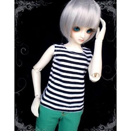 [wamami] 06# Black Stripe T-Shirt/Outfit 1/4 MSD 1/3 SD DZ AOD LUTS BJD Dollfie
