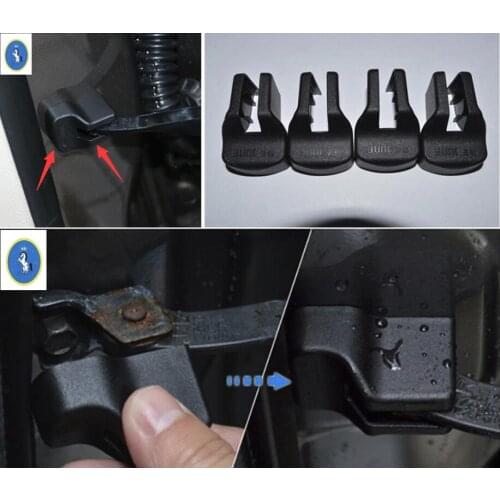 Yimaautotrims Auto Accessory Inner Car Door Stop Rust Waterproof Plastic Protective Cover For Ford Kuga / Escape 2013 - 2019