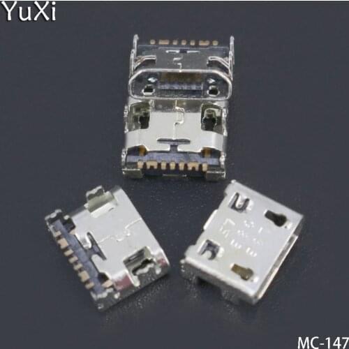 YuXi 50pcs usb charger charging Port dock Connector for samsung Galaxy G355 G313 A8 A8000 A8009 J1 J120 J210F C3590 S7390 s6810
