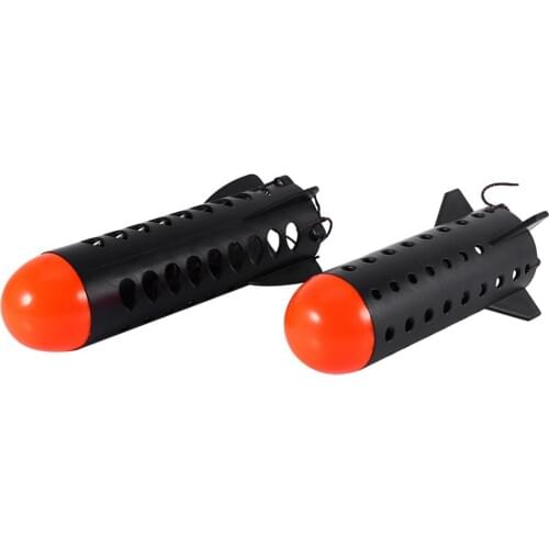 1pc S/L Fishing Bait Thrower Rocket Shape Float Spod Fishing Lure Feeder Cage Carp Fishing Tackle Pesca Crankbait Feeder Tool