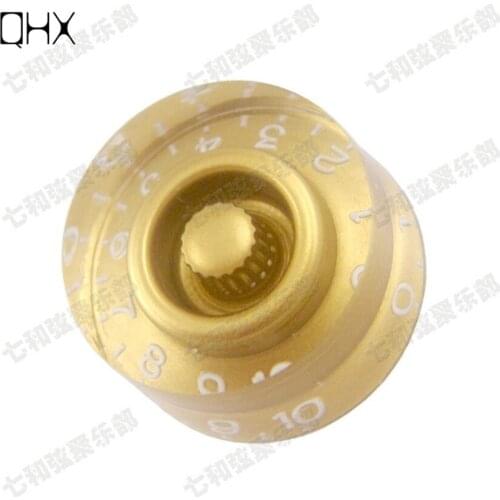 10sets/lot Golden Speed Control Knobs for Electric Guitar accessories parts Musical instrument