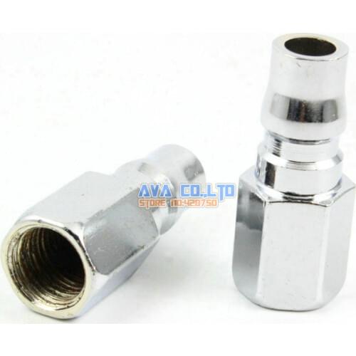 10 Pieces 1/4" BSP Female Air Compressor Hose Quick Coupler Plug Fitting
