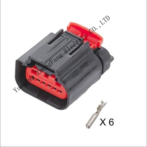 GM 1 -1419168-1 car wire connector male female connector fuse wire plug connector automotive wiring 6 pin terminal 1438153-5