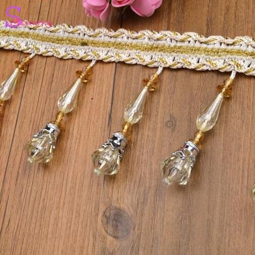 12M Europe beads Curtain Hanging Ball Tie Back Straps Holders Accessories Home Decoration
