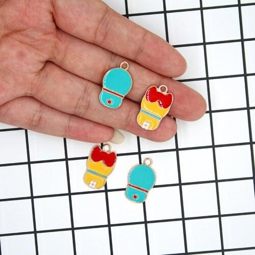 20pcs 19x23mm Cute Cartoon Enamel Japanese Anime Pendant Charms Brooch for fashion jewelry earring pendant making findings XL884