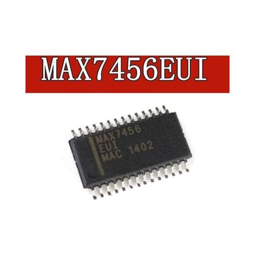 5pcs/lot MAX7456EUI MAX7456EUI+ MAX7456 TSSOP28 In Stock