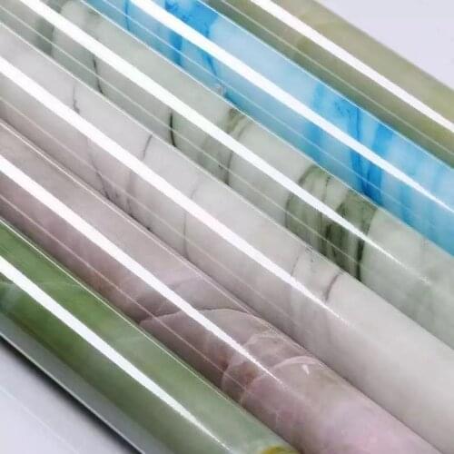 60cmx10M Kitchen Pvc Wall Stickers Marble Countertop Stickers Bathroom Self-Adhesive Waterproof Wallpapers Home Decor Wallpaper