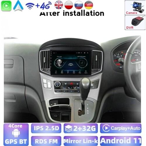 Android 4 Core Car DVD GPS Navi For Hyundai H1 Grand Starex 2015 - 2018 1GB RAM 16GB ROM Support Wifi DAB+ TPMS Head Unit