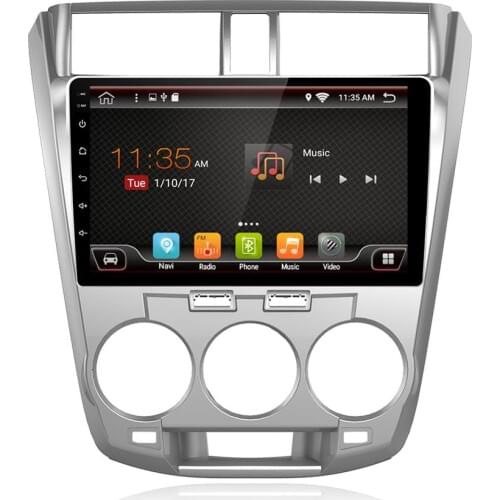 10.1" Android 9.0 Car Radio 8 Core For Honda City Classical 2009-2014 Stereo Octa Core 4+64G Audio PX6 Multimedia Player