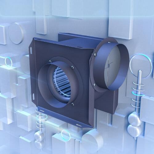 220V 23W Silent Duct Fan Centrifuge Fresh Air Household Commercial Exhaust Fan Ventilation Fan Small Split