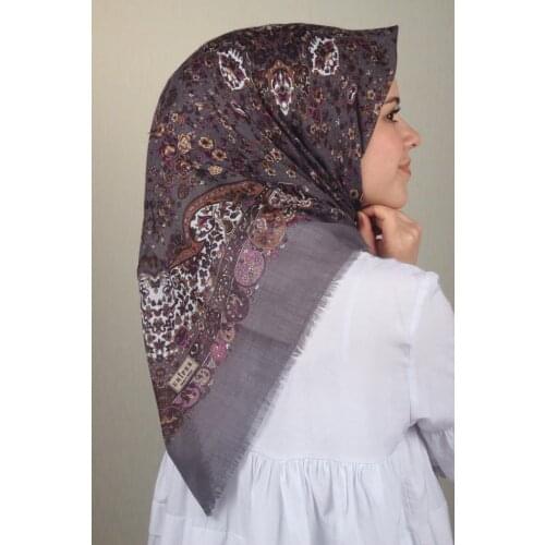 ERİPEK PATTERNED LINEN FLAMLI SCARF-DESEN-19-RENK-05
