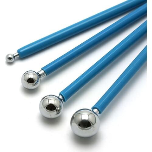 8 Sizes Sugarcarft Fondant Cake Decorating Kit Ball Sphere Stainless Steel Polymer Clay Modelling Tools Dining Bakeware Tool